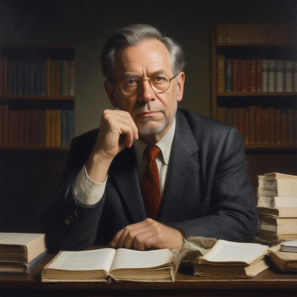 AI-created image of Charles Robert Newman