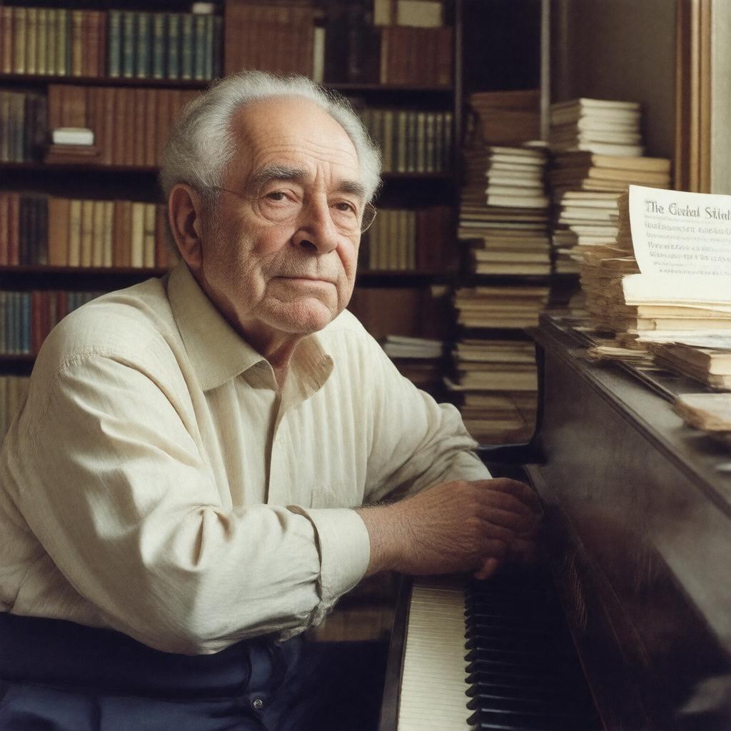 AI-created image of Charles Rosen