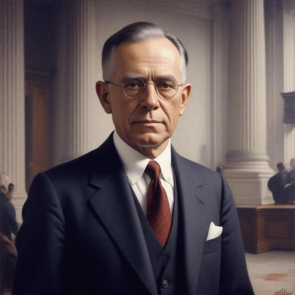 AI-created image of Charles S. Hamlin