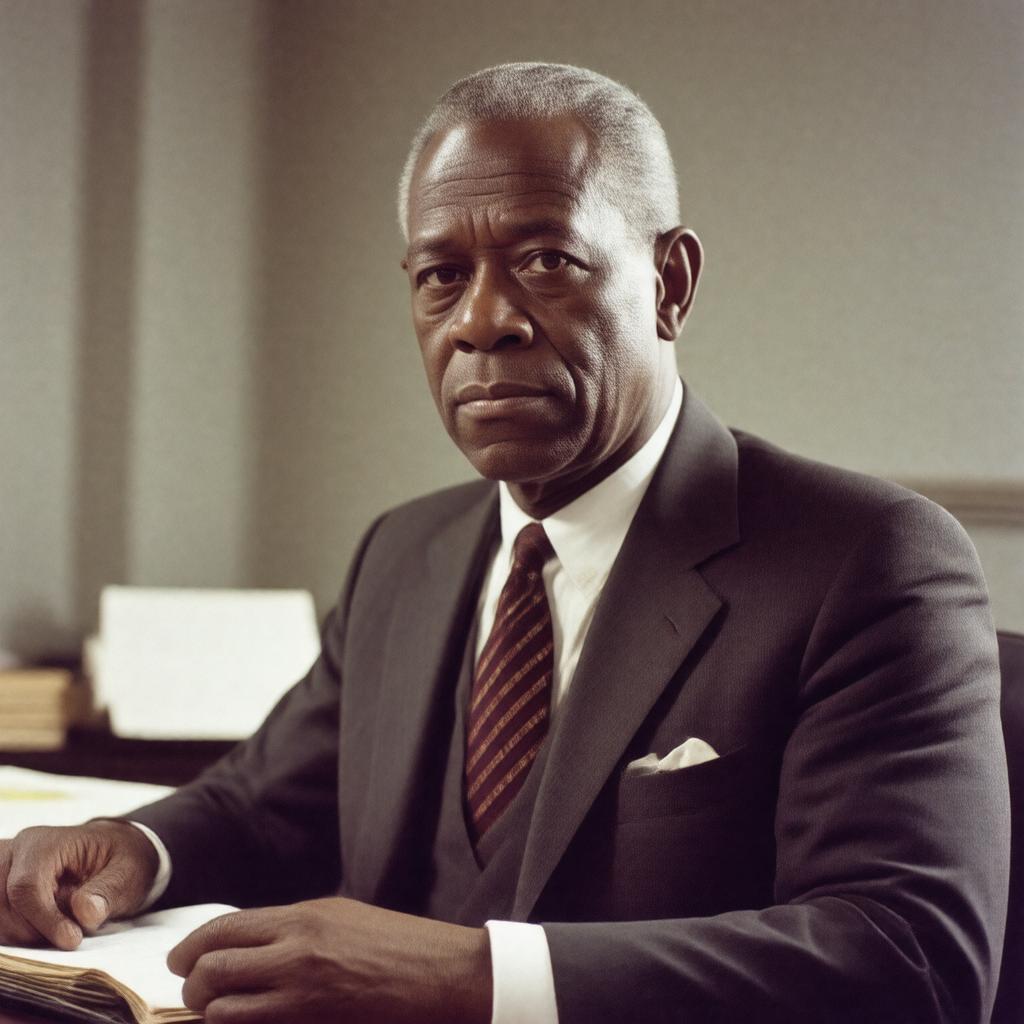 AI-created image of Charles S. Johnson