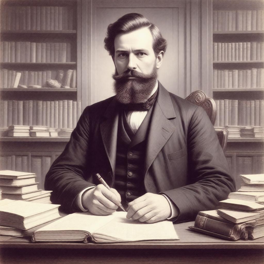 AI-created image of Charles Sanders Peirce