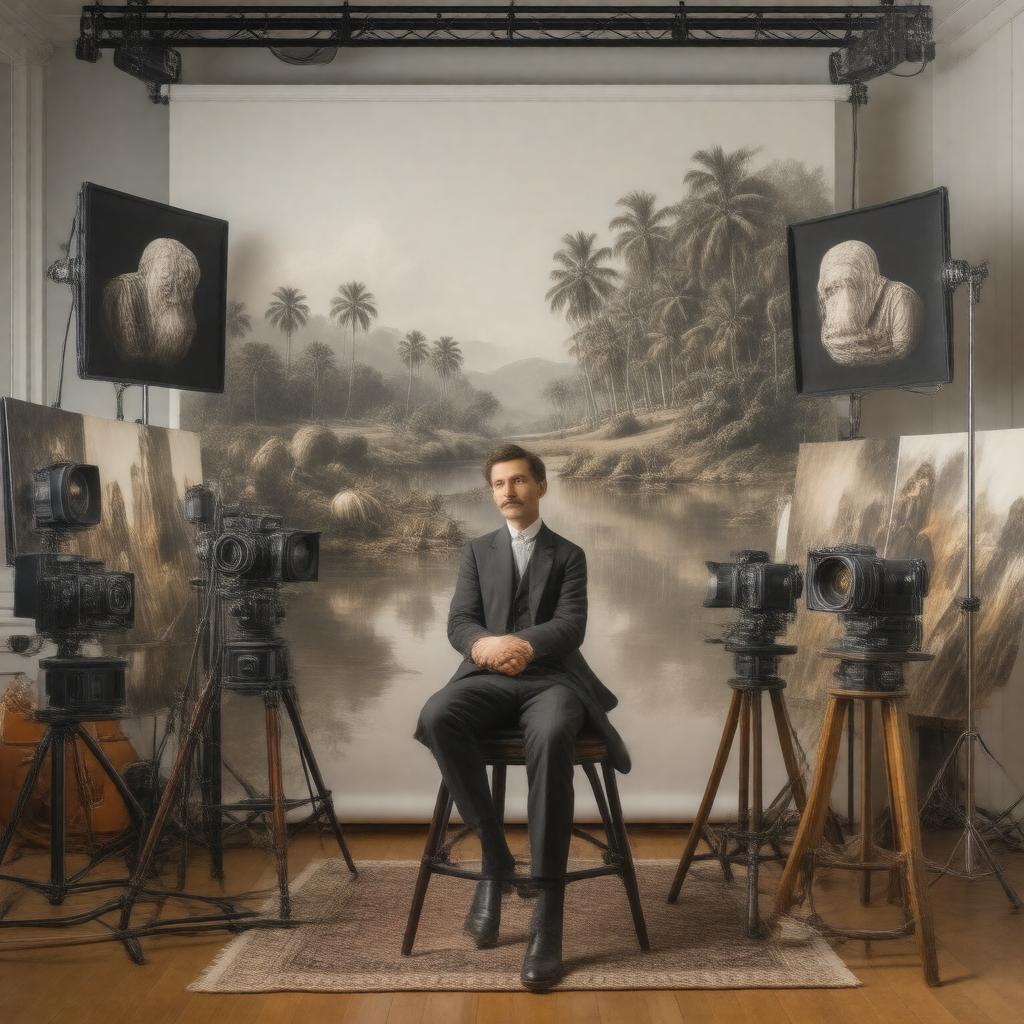 Click to view larger image AI-created image of Charles Shepherd