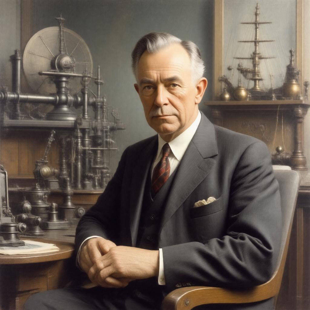 AI-created image of Charles Stark Draper
