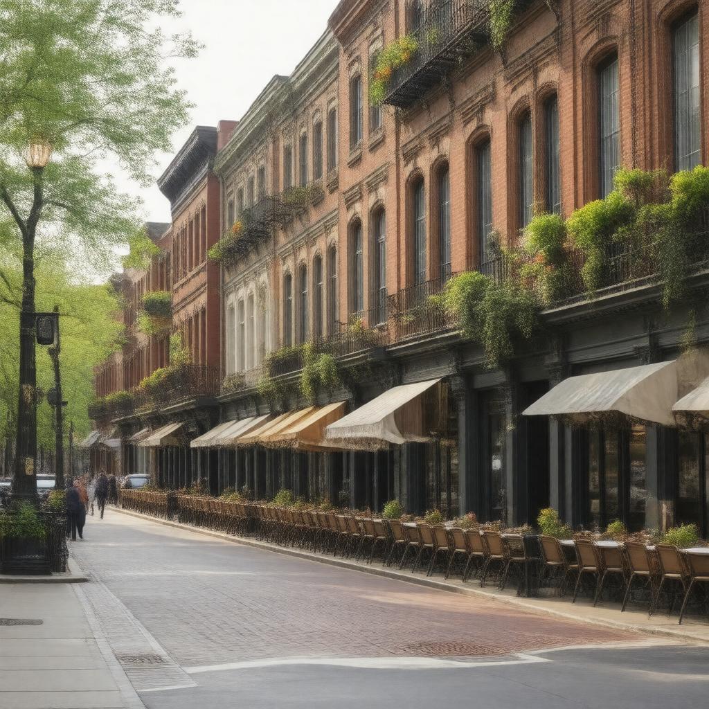 AI-created image of Charles Street