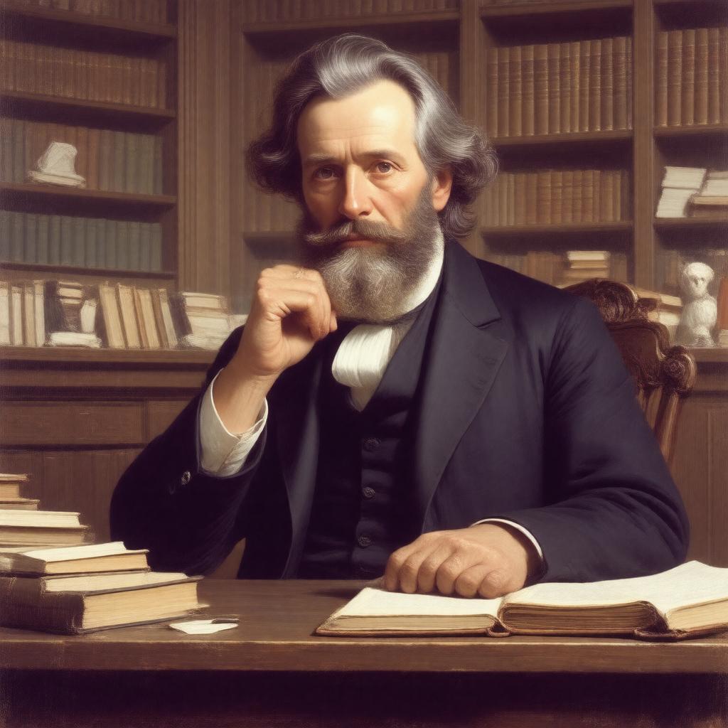 AI-created image of Charles Tennyson Turner