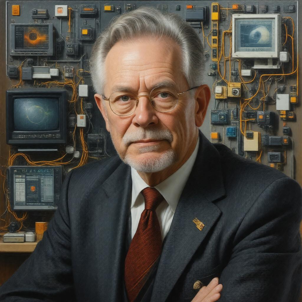 AI-created image of Charles Thacker