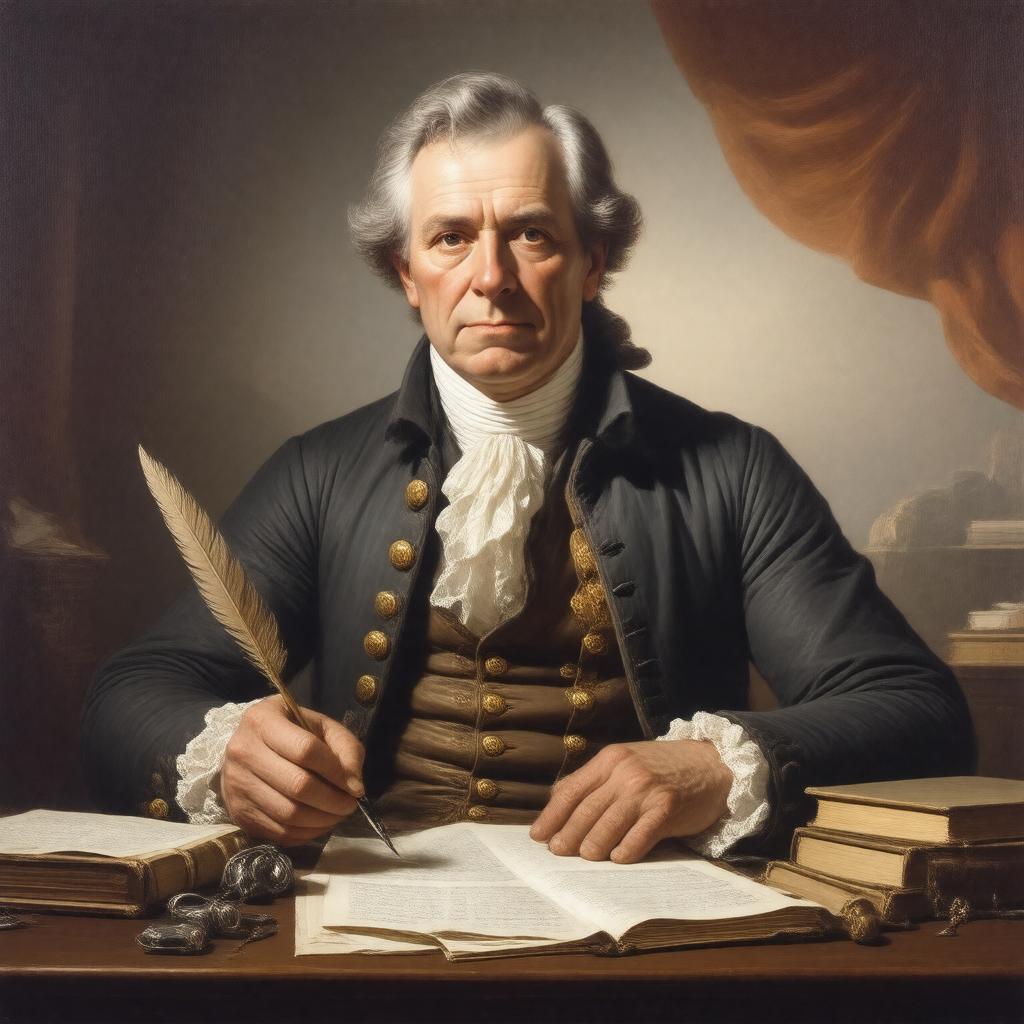 AI-created image of Charles Thomson