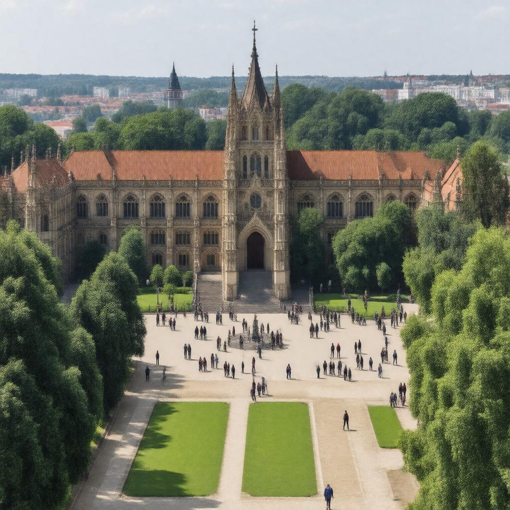 AI-created image of Charles University
