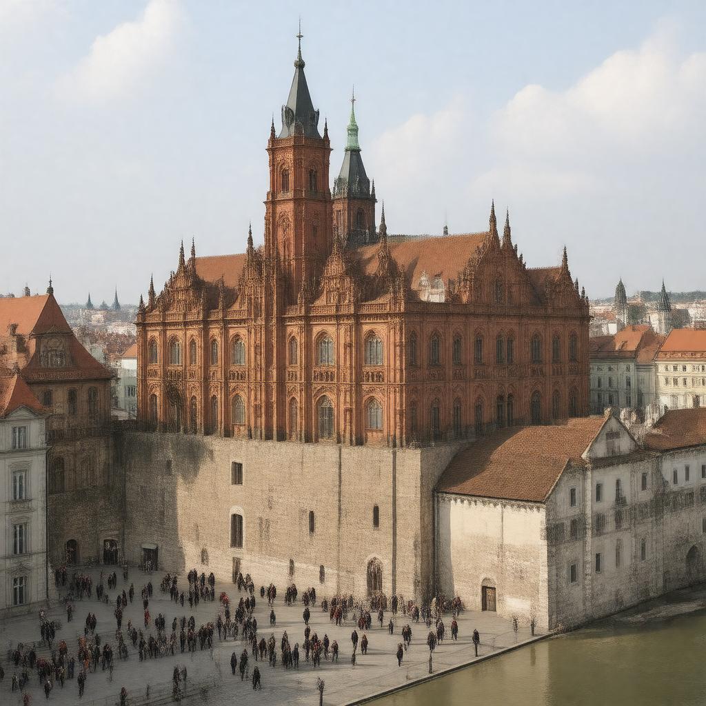 AI-created image of Charles University in Prague