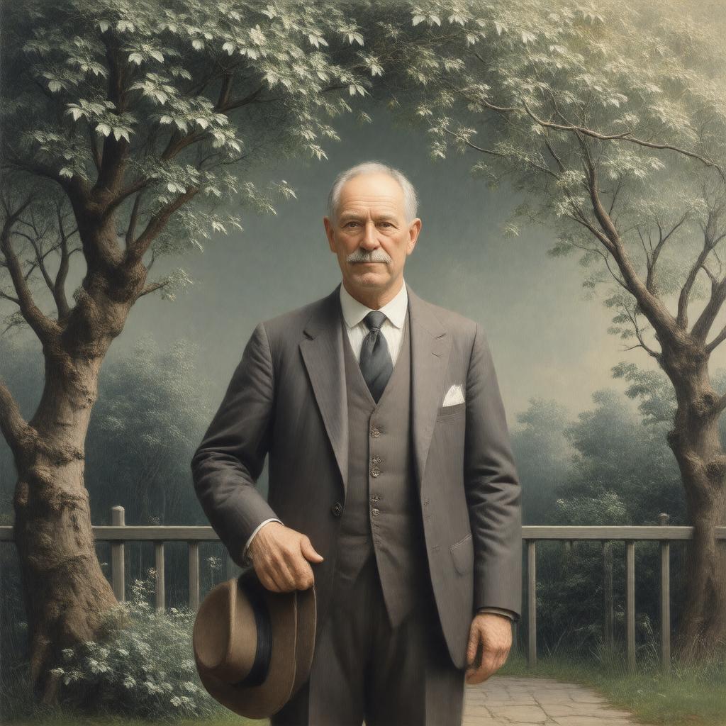 AI-created image of Charles Voysey