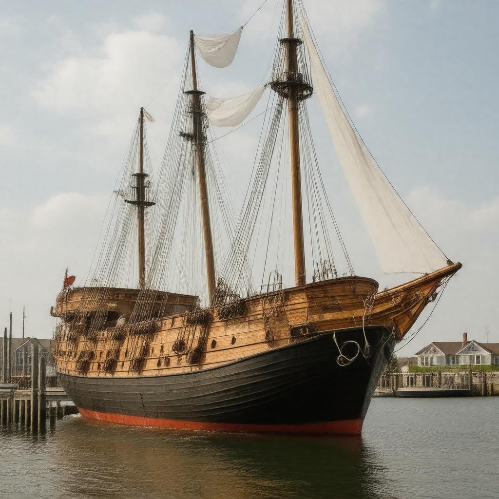 AI-created image of Charles W. Morgan