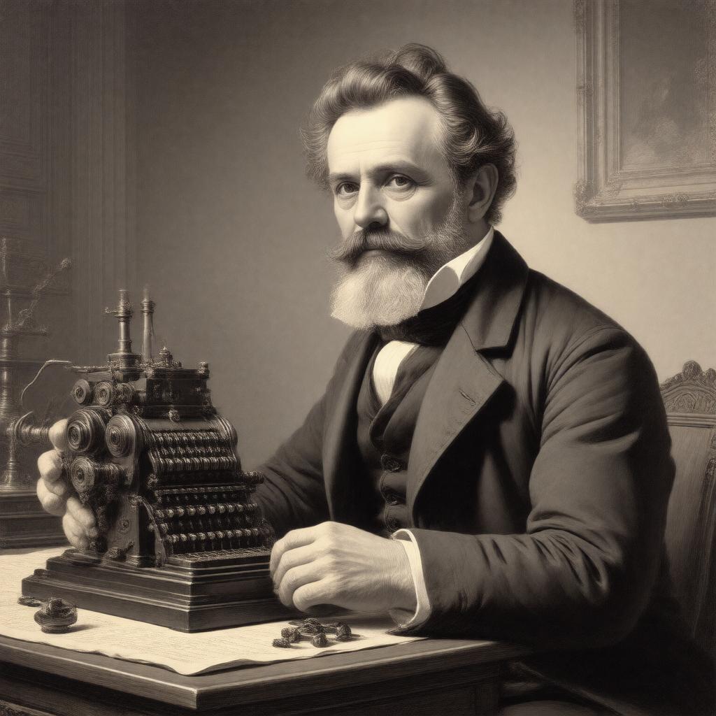 AI-created image of Charles Whitmore Babbage