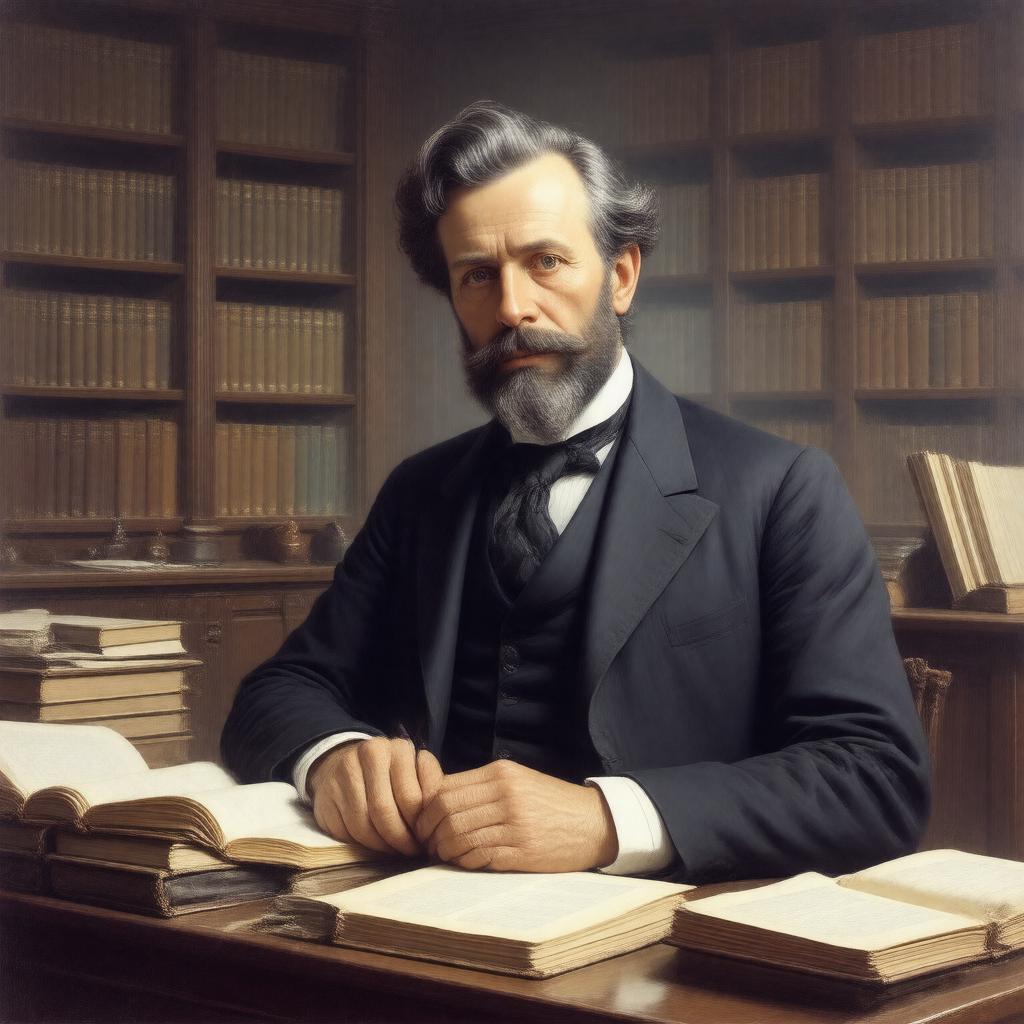 Click to view larger image AI-created image of Charles Wiley