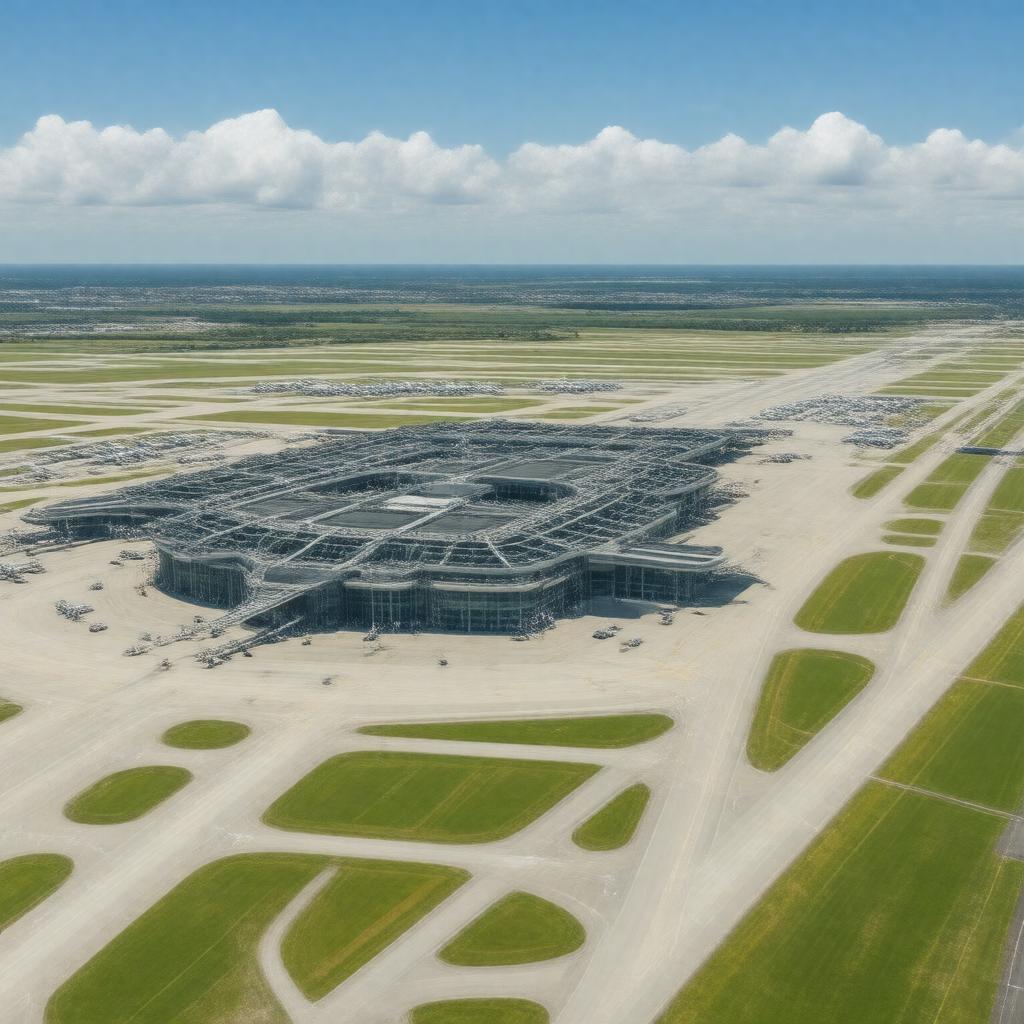 AI-created image of Charles de Gaulle Airport