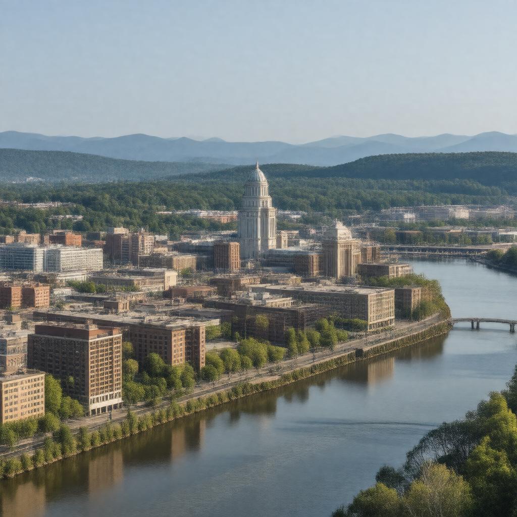 AI-created image of Charleston, West Virginia, United States