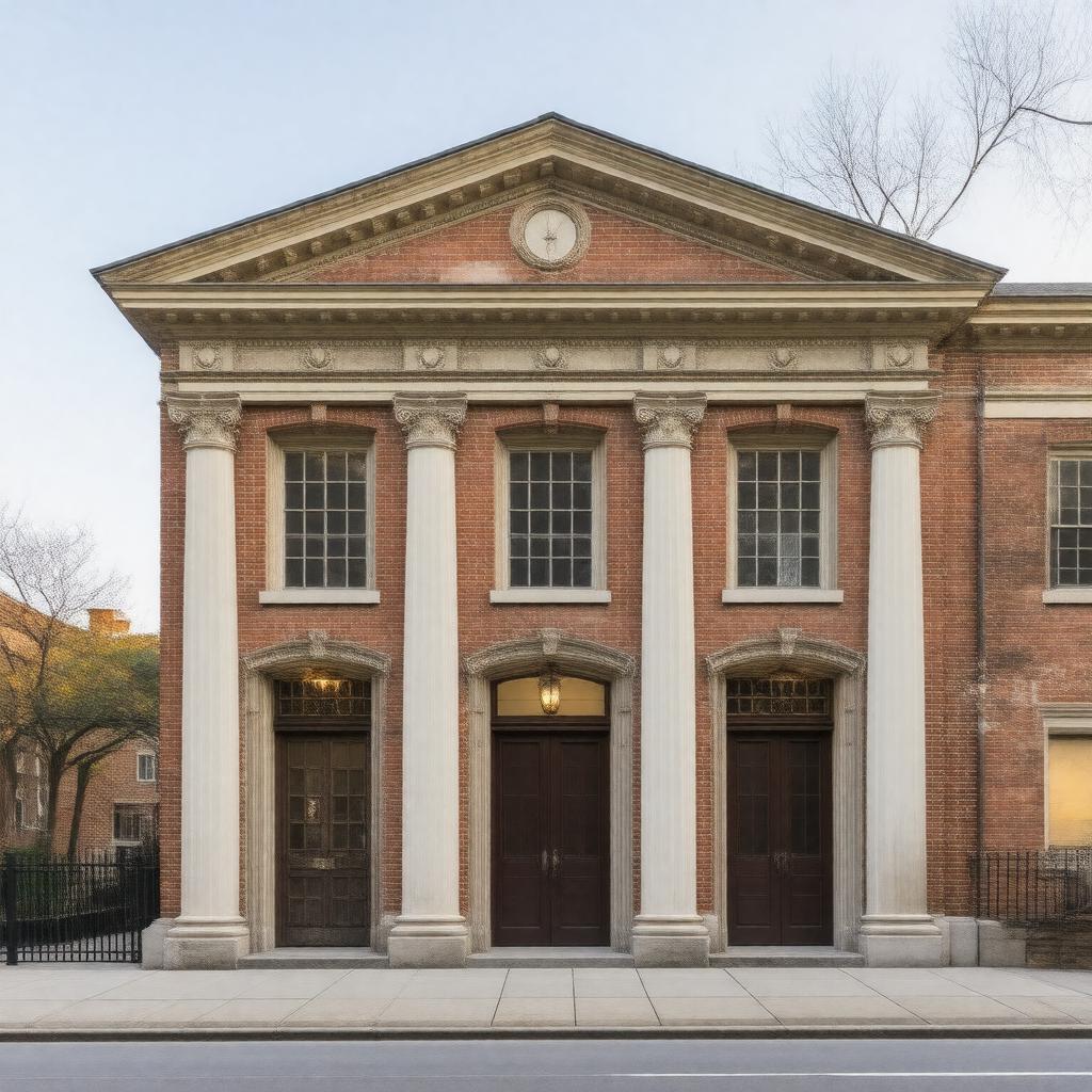 AI-created image of Charlestown Branch of Boston Public Library