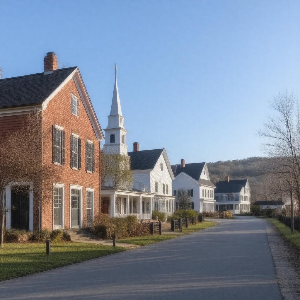 AI-created image of Charlestown Historic District