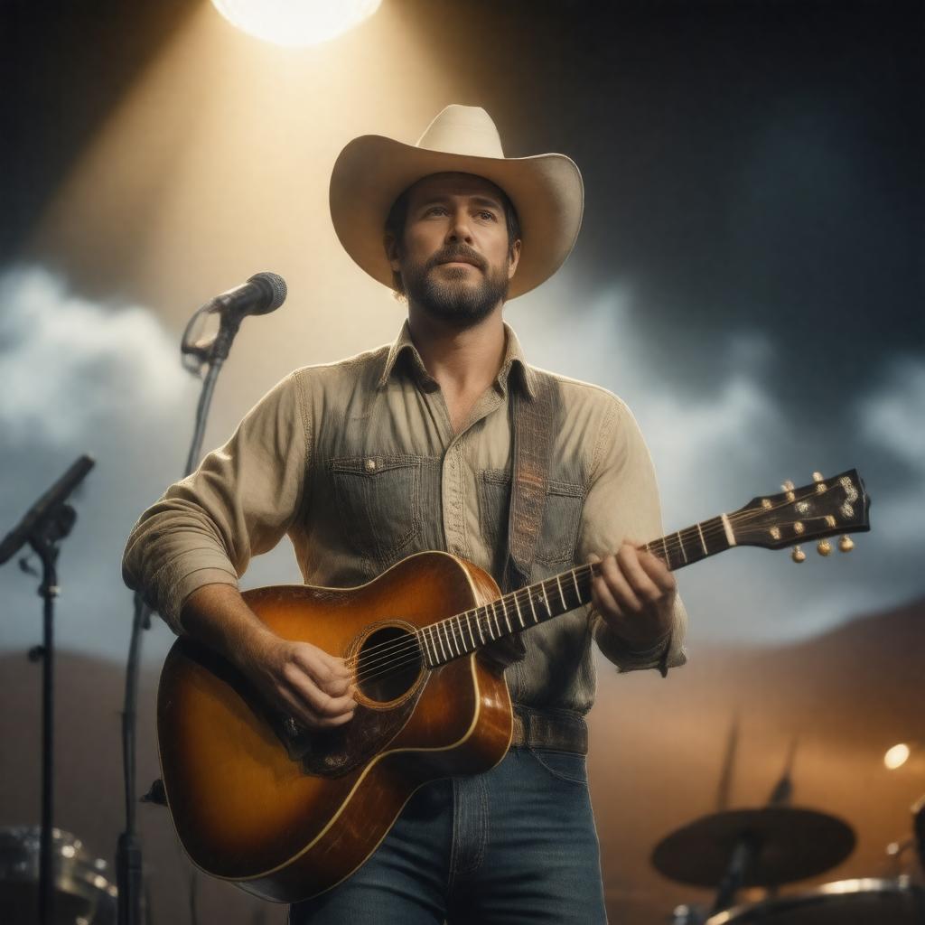 AI-created image of Charley Crockett