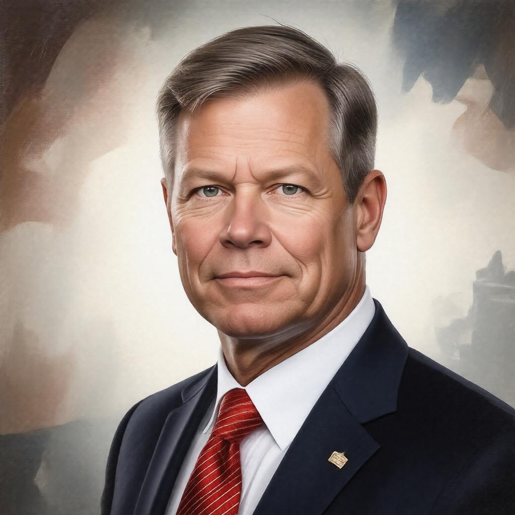 AI-created image of Charlie Baker