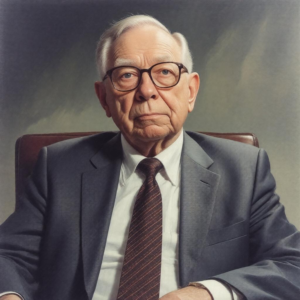 AI-created image of Charlie Munger