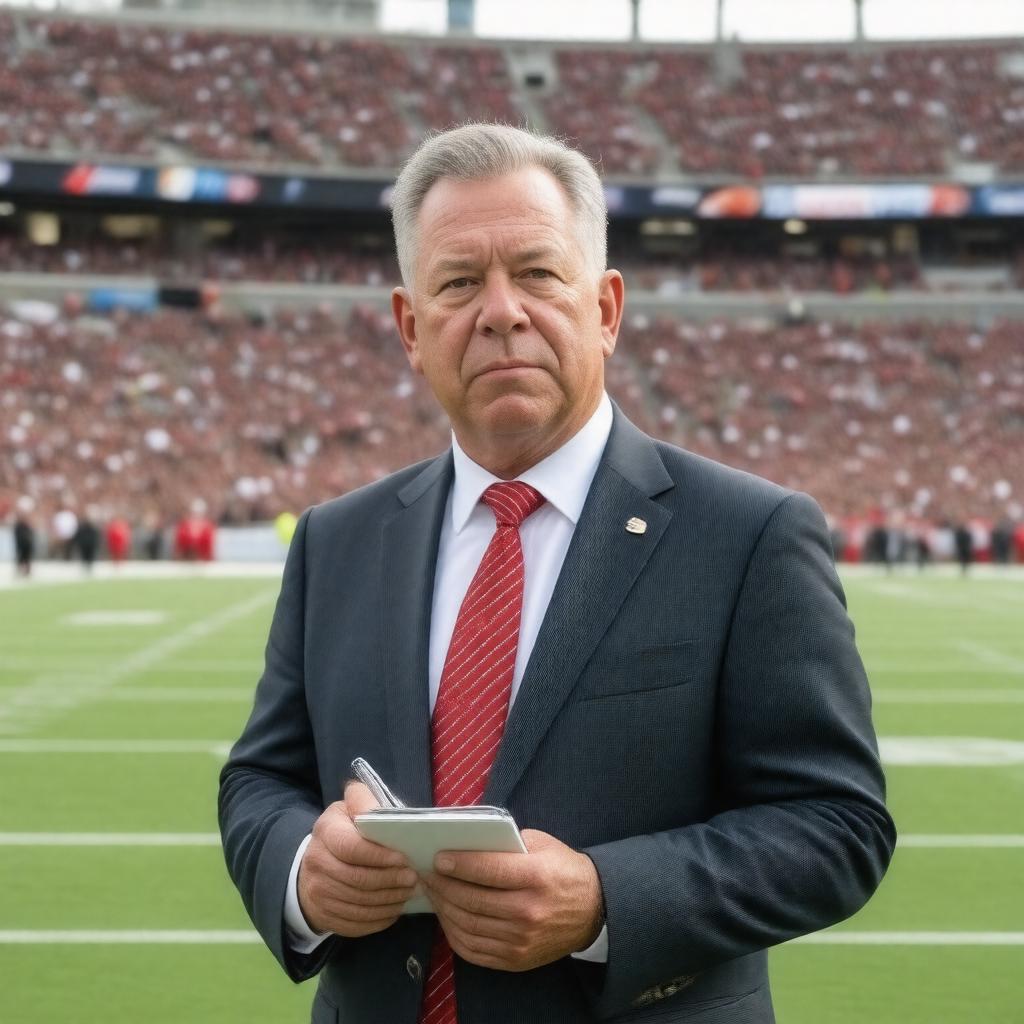 AI-created image of Charlie Weis