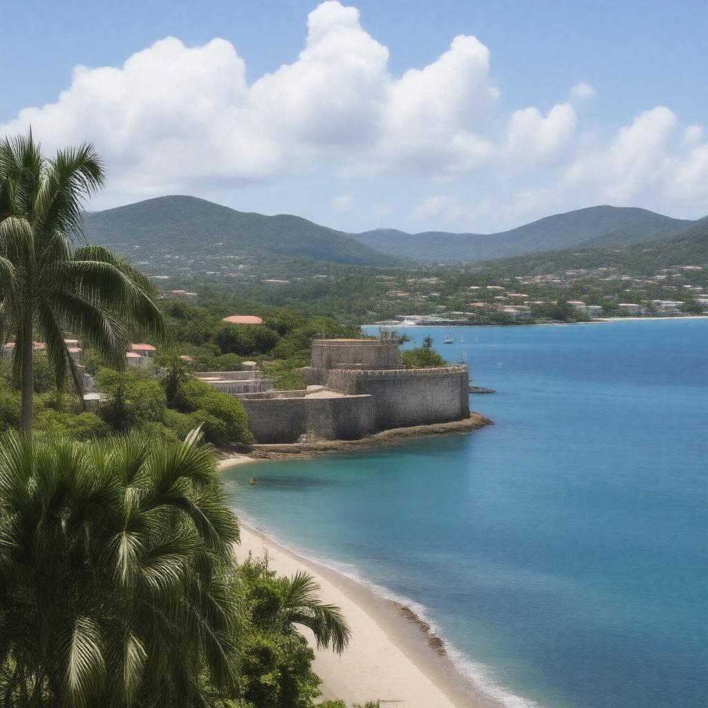 AI-created image of Charlotte Amalie