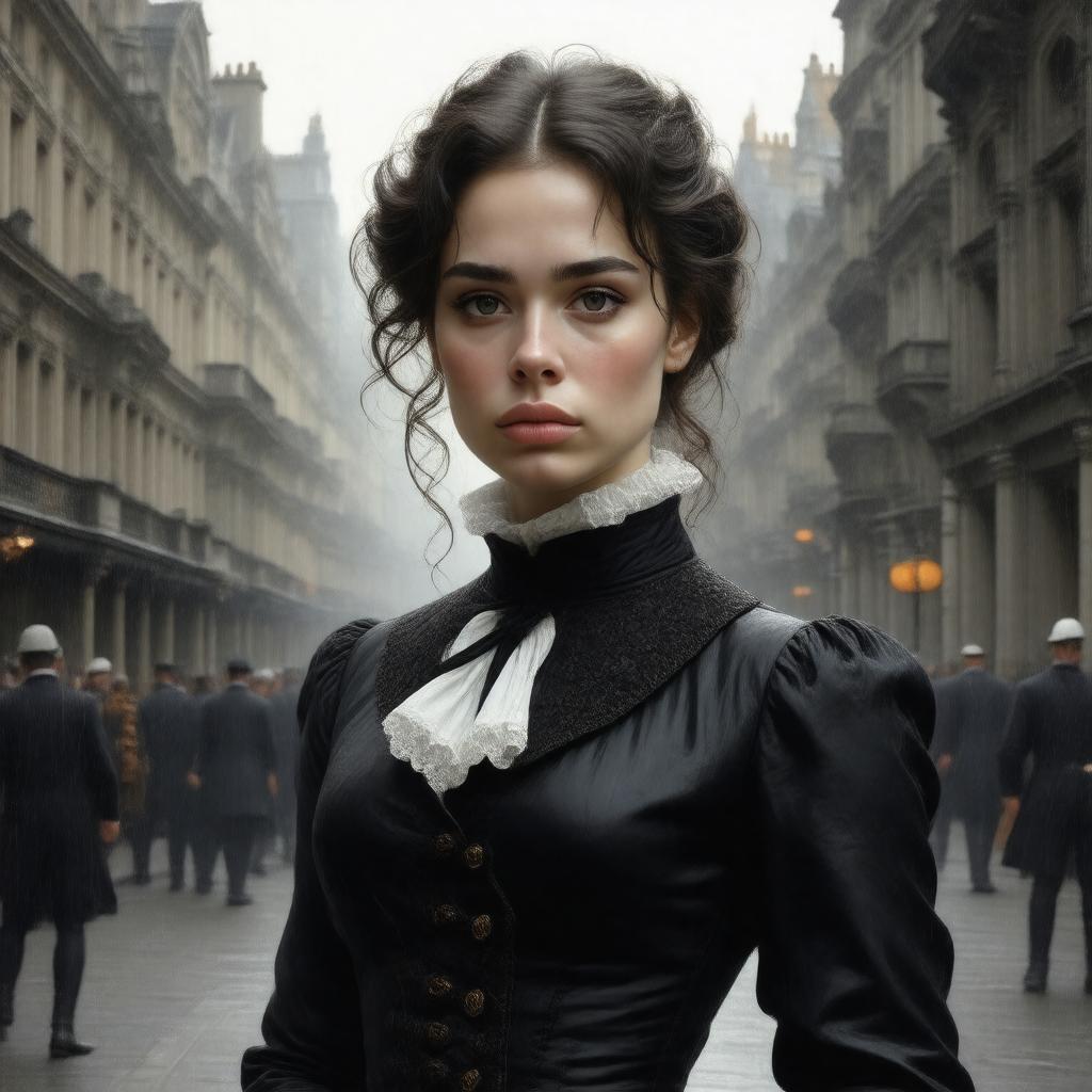 AI-created image of Charlotte Branwell