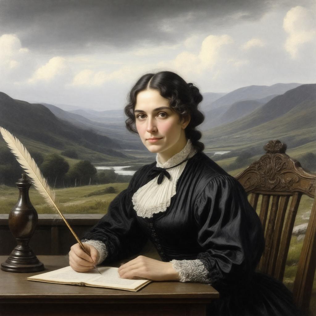 AI-created image of Charlotte Brontë
