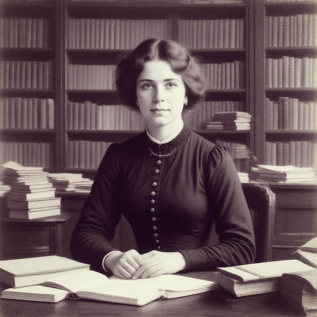 AI-created image of Charlotte Champe Stearns