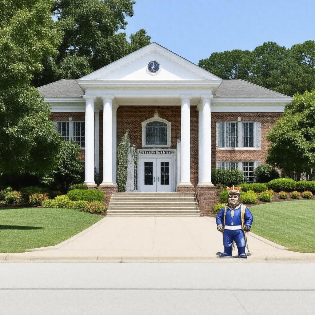 AI-created image of Charlotte Christian School