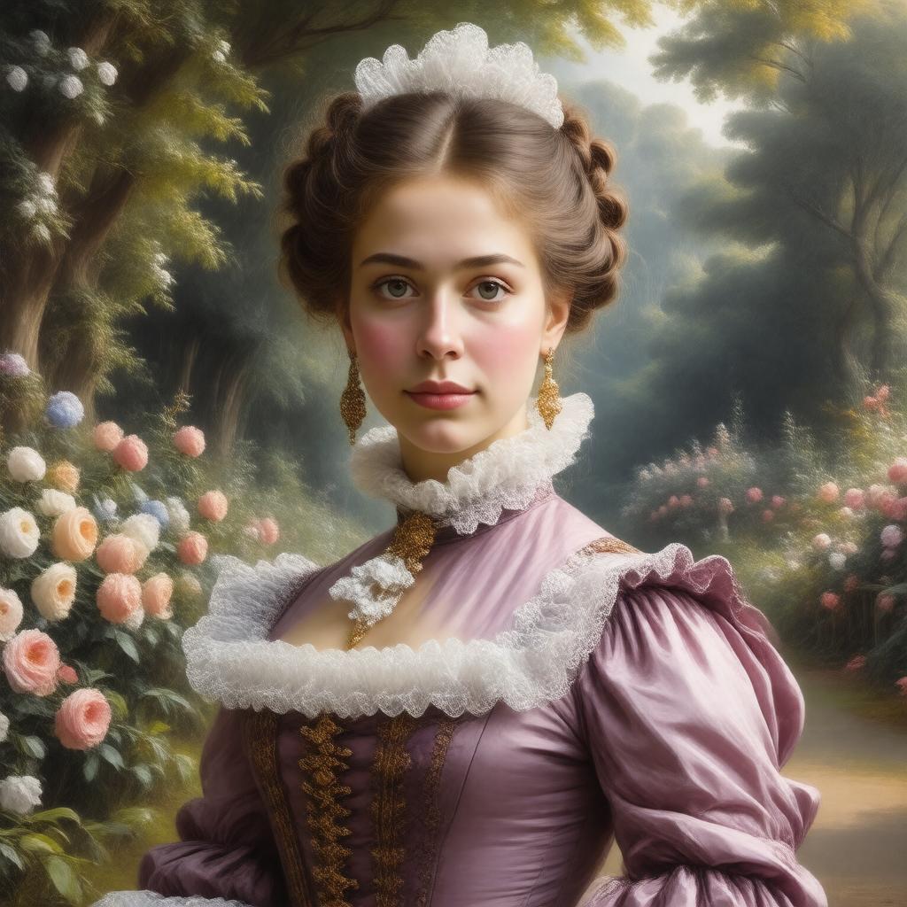 AI-created image of Charlotte Coates Stuart