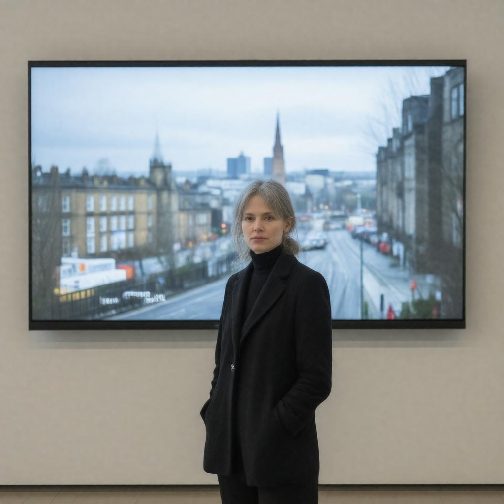 AI-created image of Charlotte Prodger