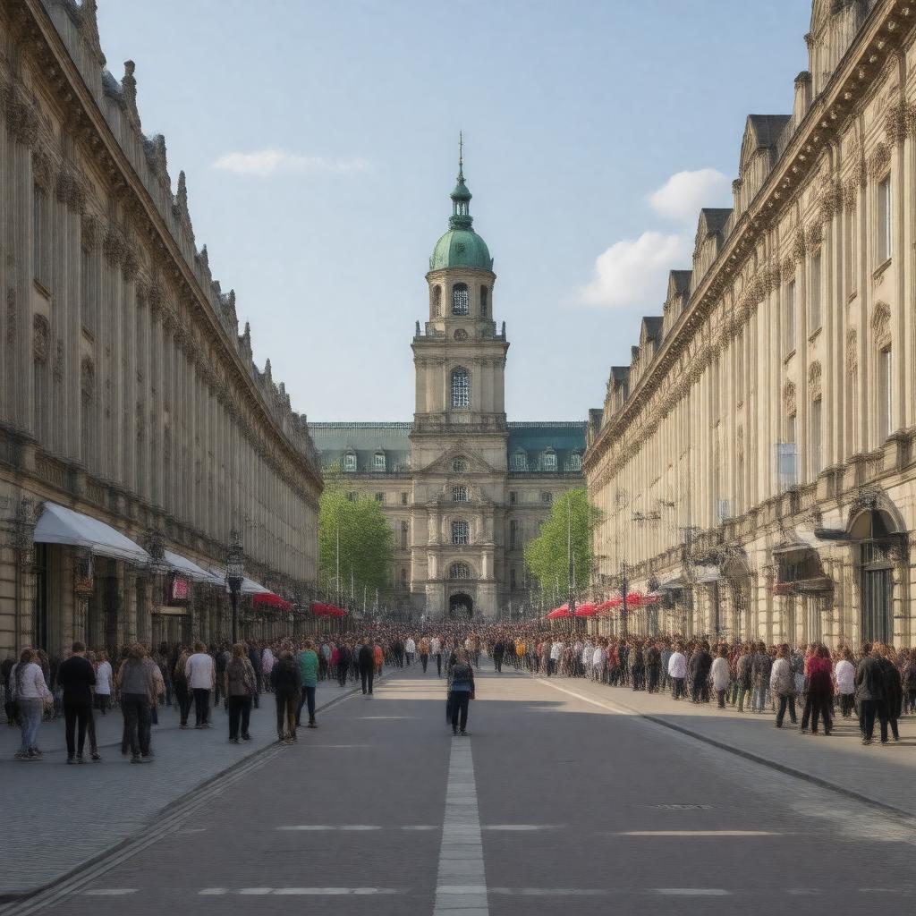 AI-created image of Charlottenburg, Germany