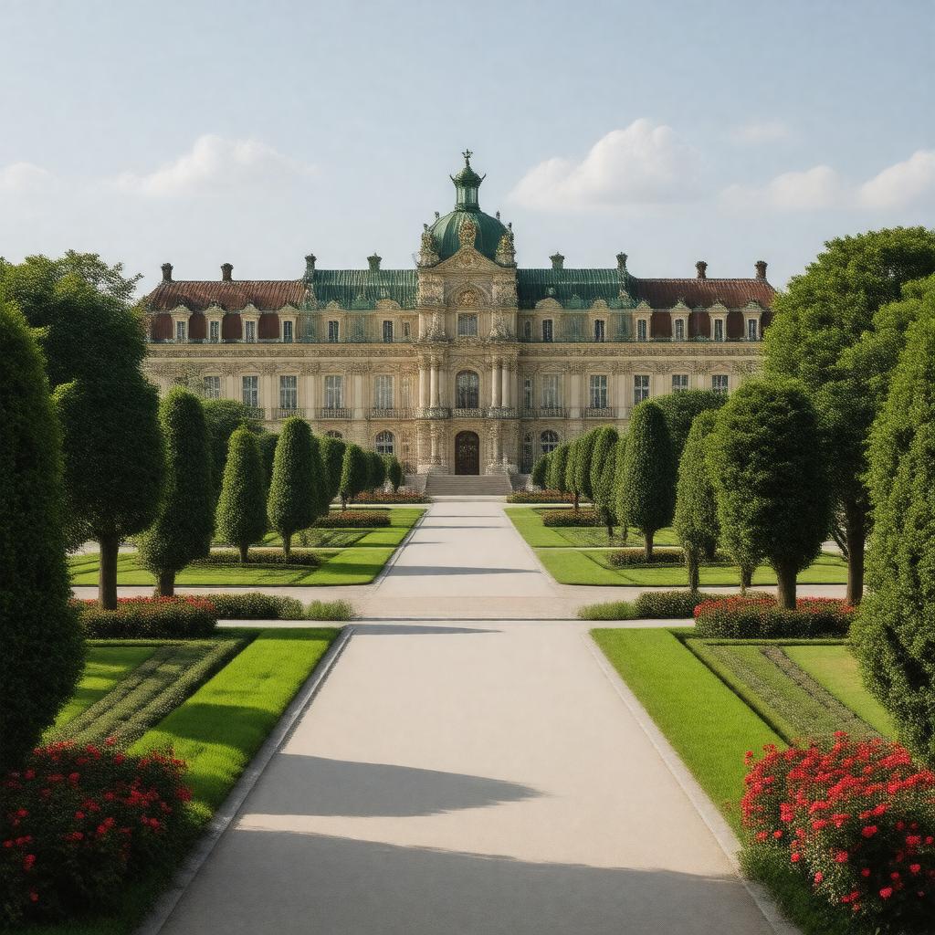 AI-created image of Charlottenburg Palace