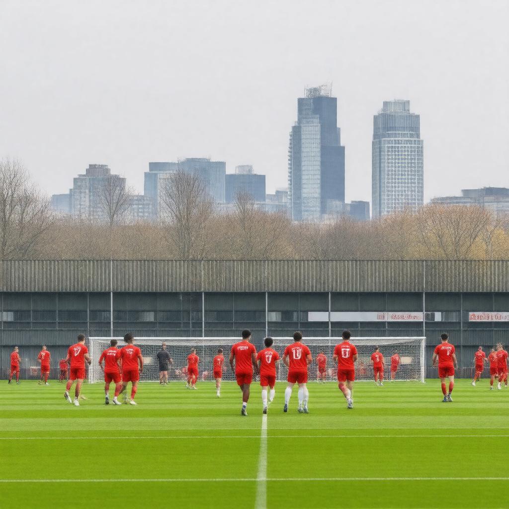 Click to view larger image AI-created image of Charlton Athletic Academy
