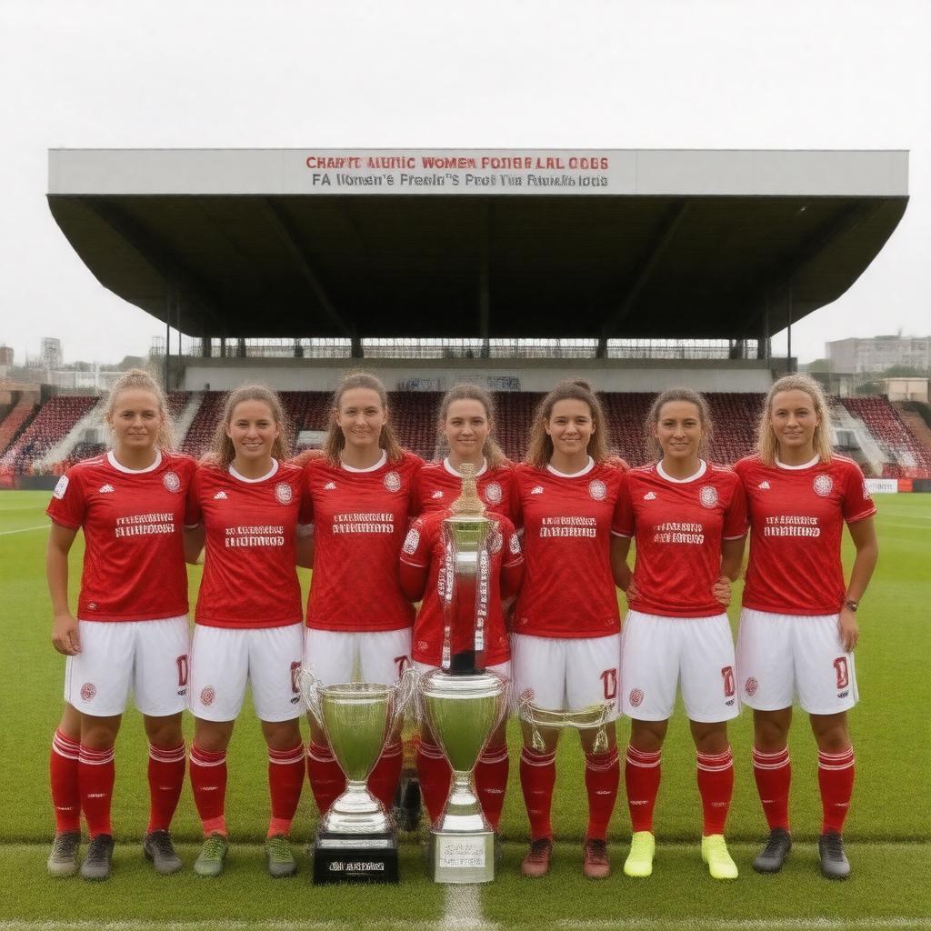 AI-created image of Charlton Athletic Women Football Club
