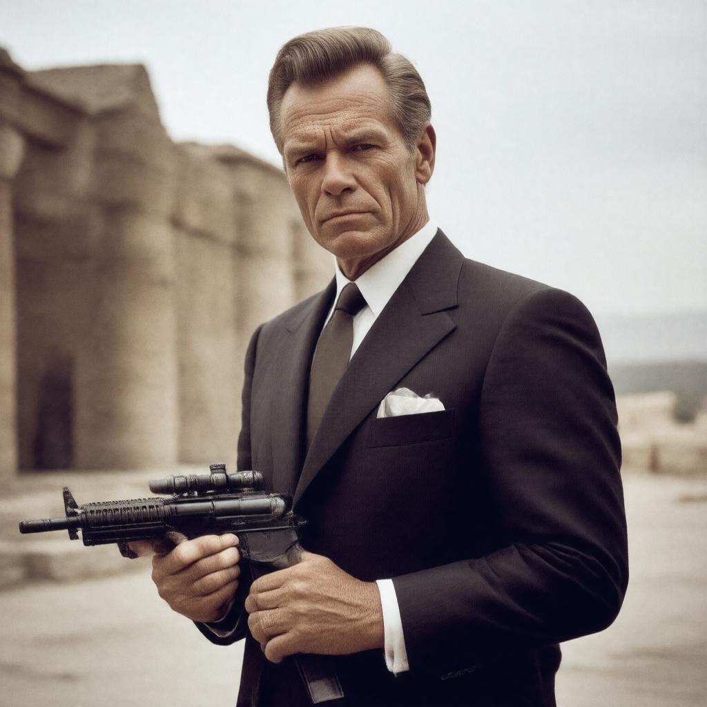 AI-created image of Charlton Heston