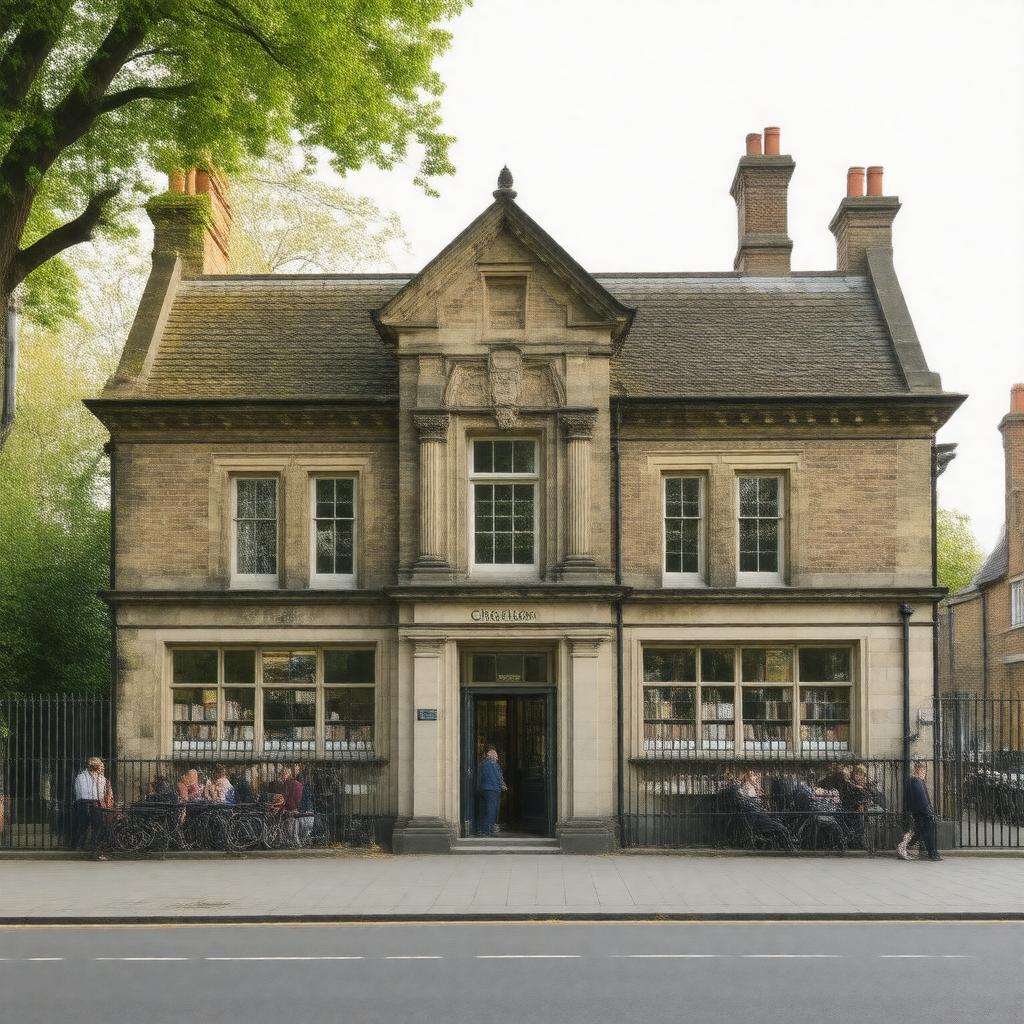 AI-created image of Charlton Library