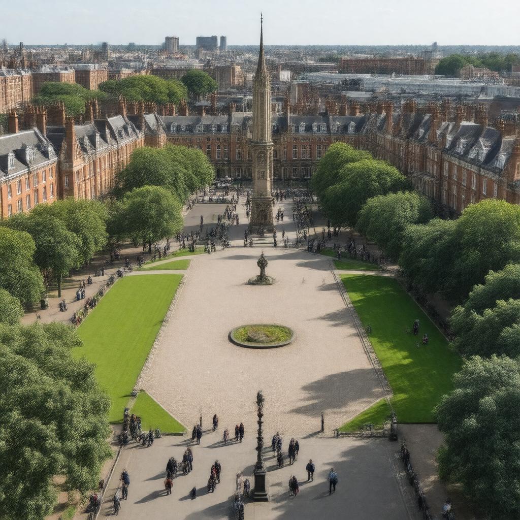 AI-created image of Charterhouse Square