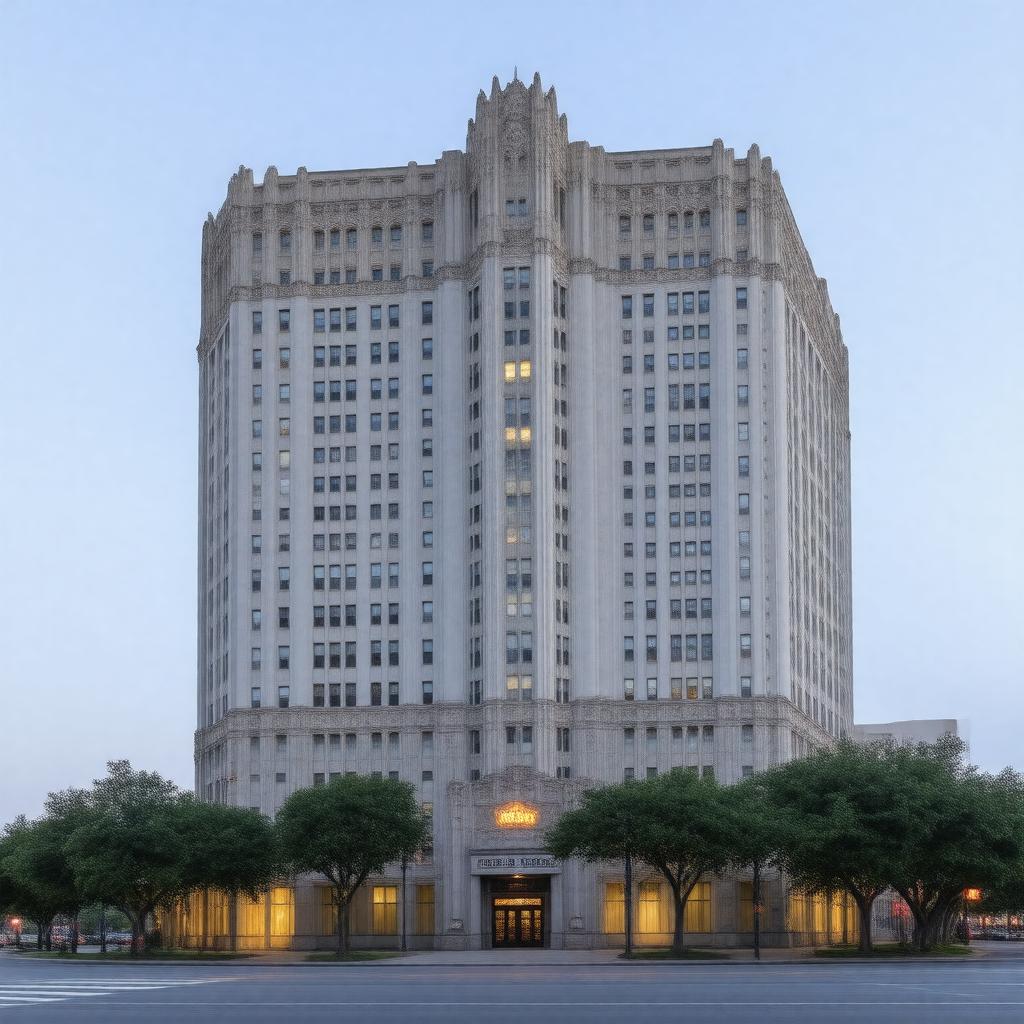 AI-created image of Chase Park Plaza