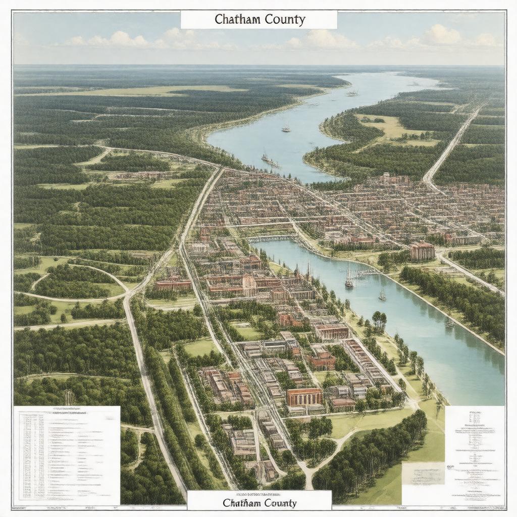 AI-created image of Chatham County, Georgia