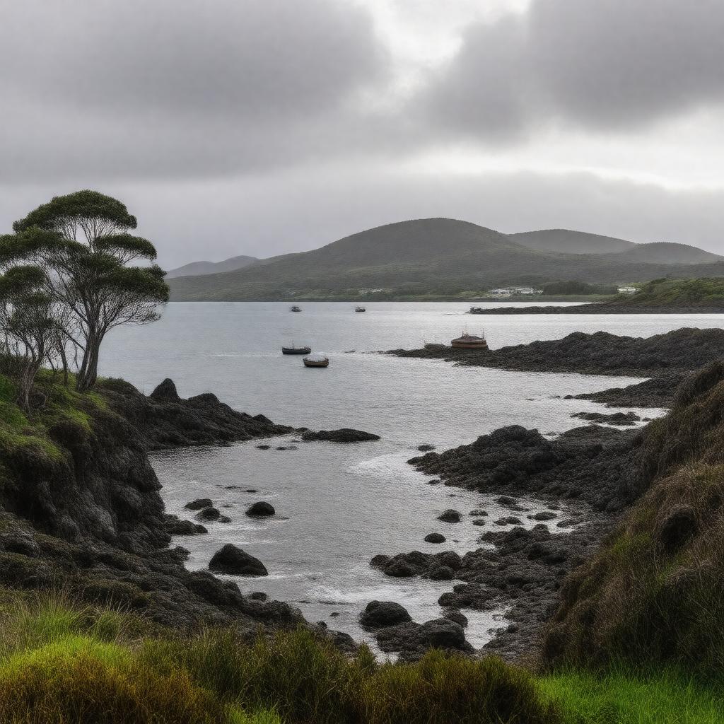 AI-created image of Chatham Islands