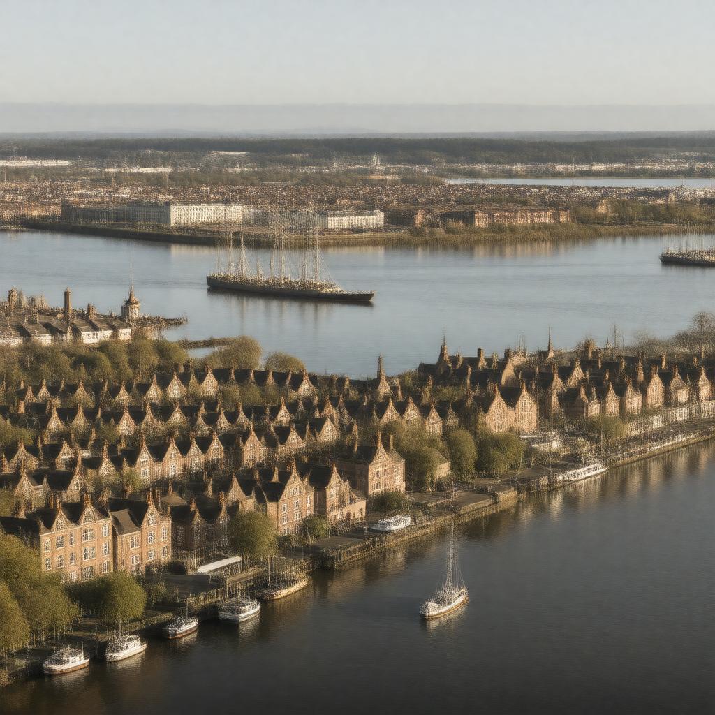 AI-created image of Chatham, Kent