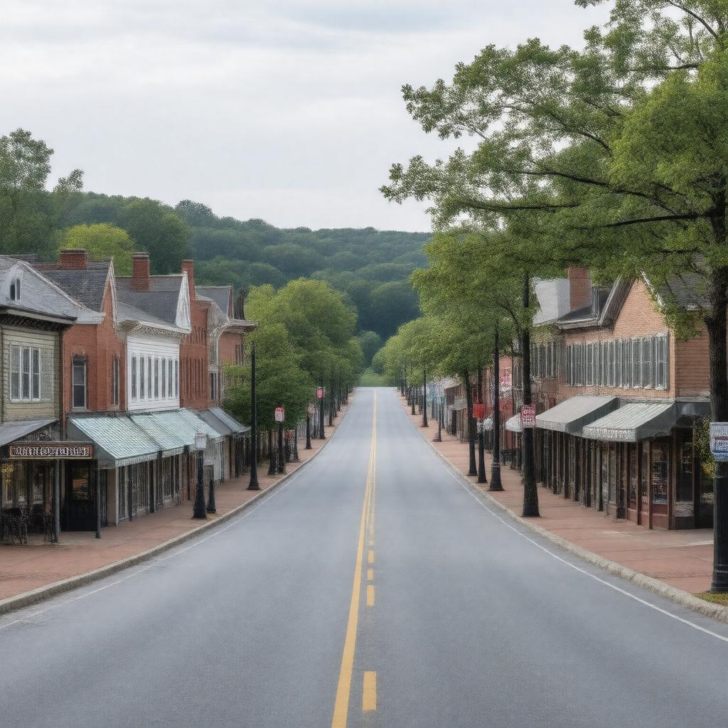 AI-created image of Chatham, New Jersey, USA