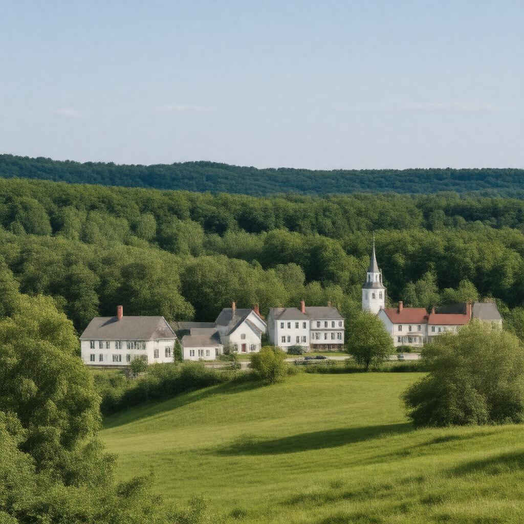 AI-created image of Chatham, New York