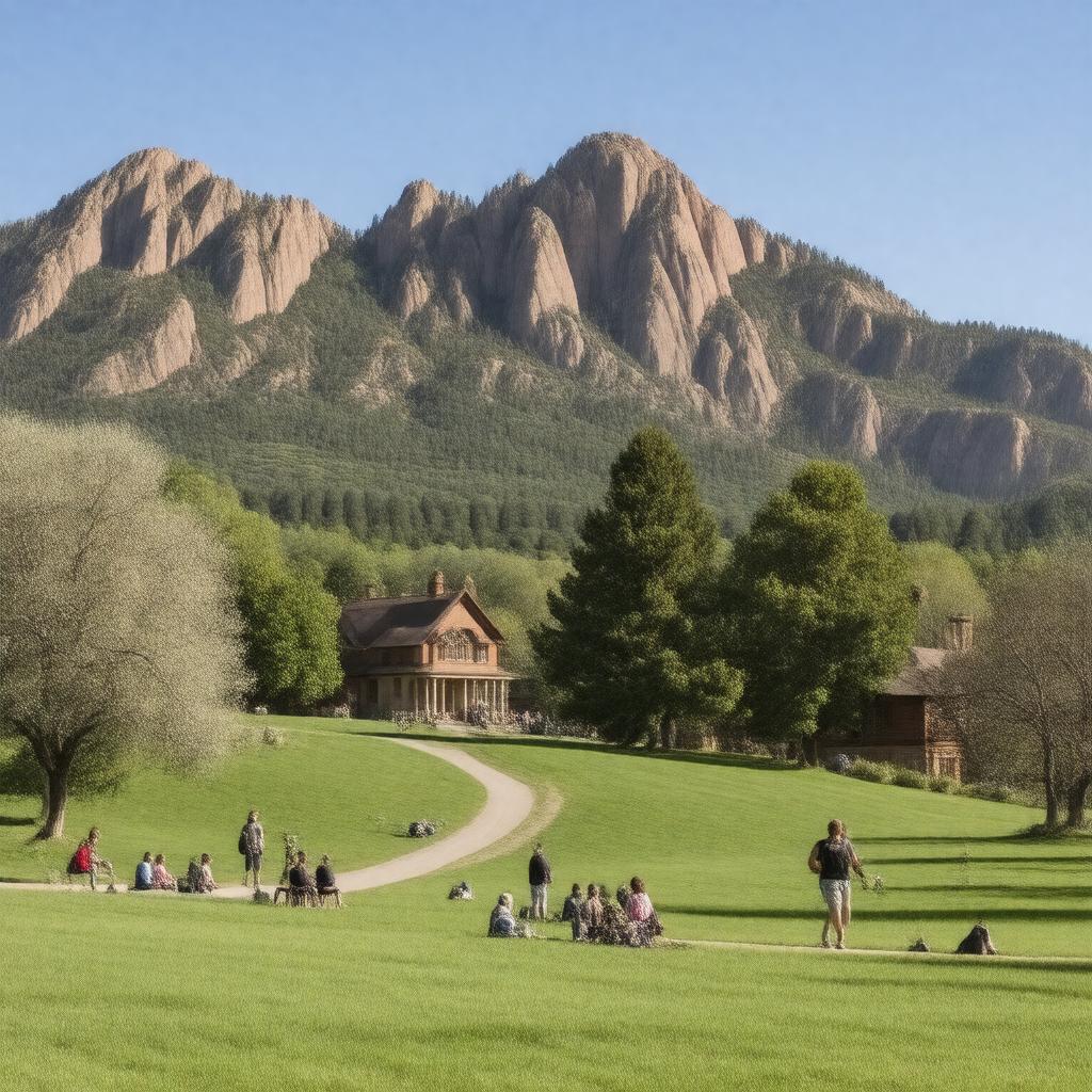 AI-created image of Chautauqua Park