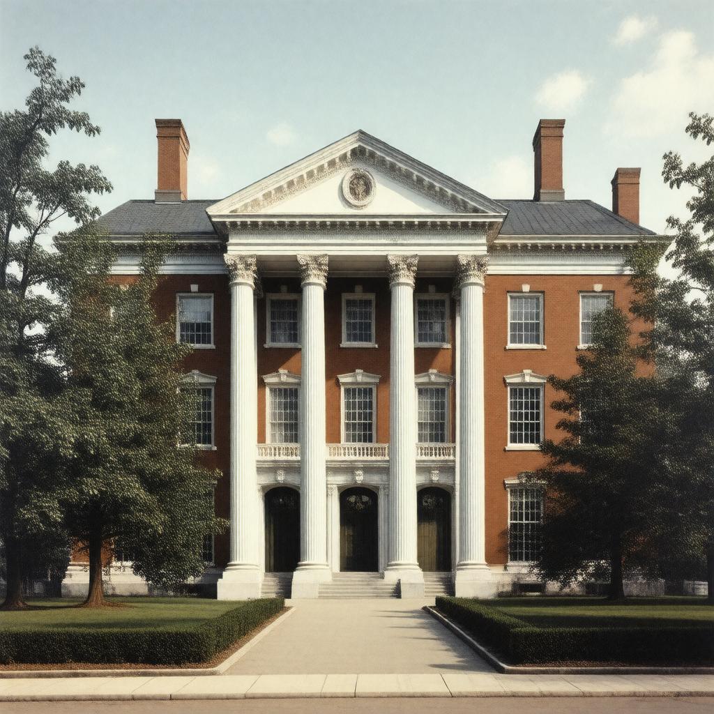 AI-created image of Chauvenet Hall