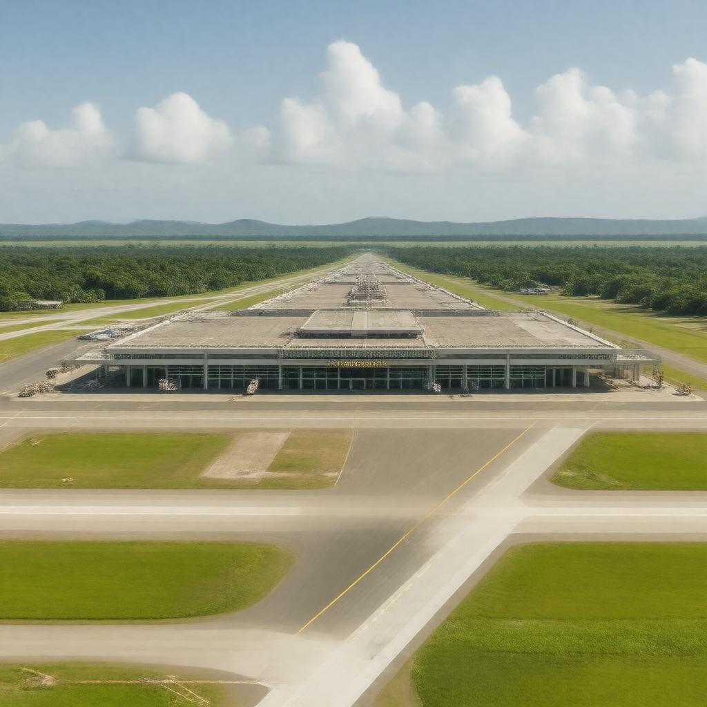 AI-created image of Cheddi Jagan International Airport