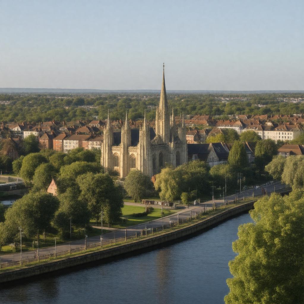 AI-created image of Chelmsford, England