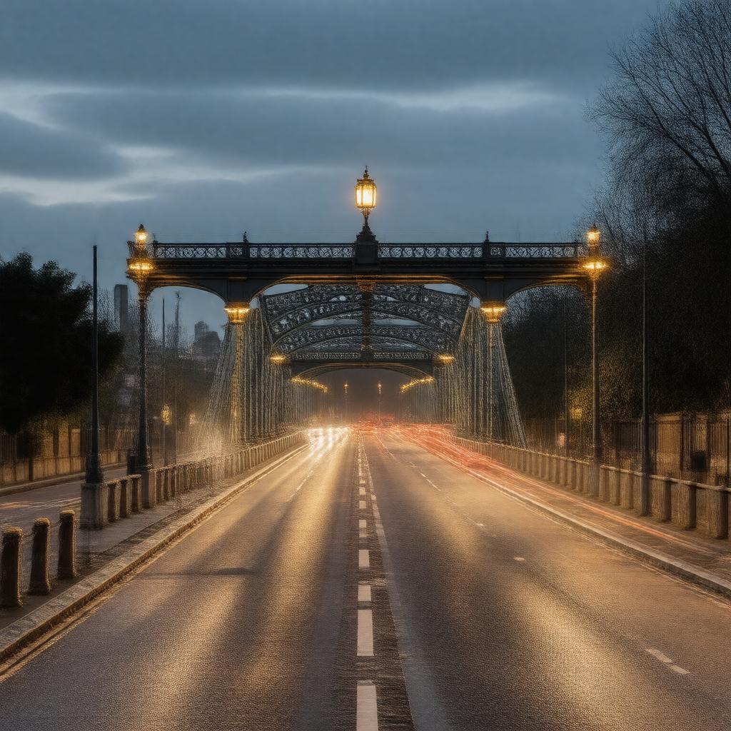 Click to view larger image AI-created image of Chelsea Bridge